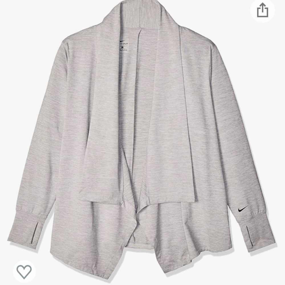 NIKE 3X Sweater Long Sleeve Open Cardigan Yoga 3X